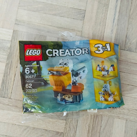 Lego Other - Lego Creator - 3-in-1 Pelican, 62 pcs, Sealed and Brand New!